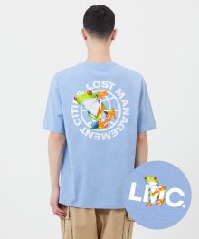 FROG TEE ash blue