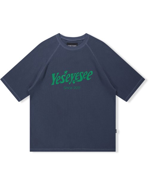 [YESEYESEE] ★ Y.E.S Raglan Waffle Tee MUSINSA | YESEYESEE YES Raglan Waffle Tee Black