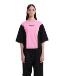 트렁크프로젝트(TRUNK PROJECT) Colorblocked T-Shirt_Pink