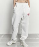 무디디(MUDIDI) Raspberry jogger pants 001 White