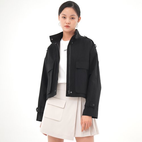 карман Zip-up Jumper Black