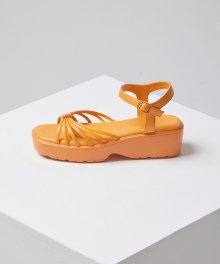 Knotted platform sandal(Papaya)_OK2AM23003ORT