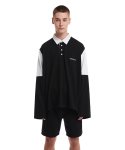 트렁크프로젝트(TRUNK PROJECT) Paneled Polo Shirt_Black