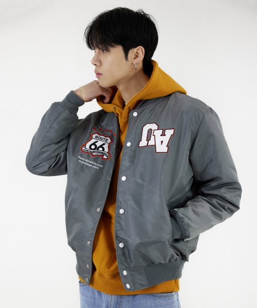 Route66 Varsity куртка серый