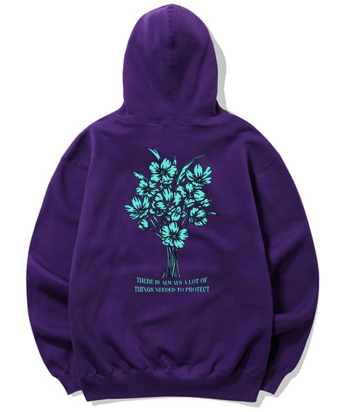 Худи FLOWER BUNDLE GRAPHIC - Purple