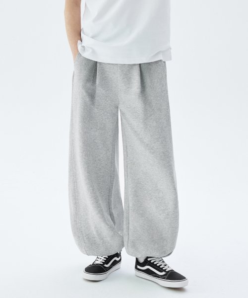 A-NOTHING] HEAVY-TERRY BALLOON SWEAT PANTS / 2 Choices (A0017