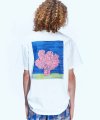 (에센셜) 유니섹스 뉴 AB 프린트 티셔츠 atb897u(WHITE)