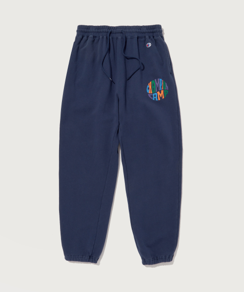 챔피온() 캠프 스쿨 그래픽 밴딩 조거 팬츠 Normal Navy 상품 이미지