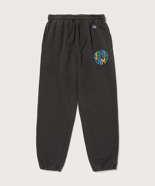 챔피온() 캠프 스쿨 그래픽 밴딩 조거 팬츠 Black 상품 이미지