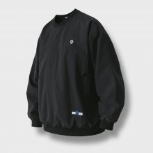 Nylon Athletic Wappen Sweat Shirt - Black