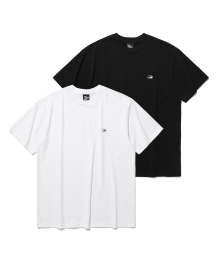 2PACK 3STAR LOGO TEE_WHITE OR BLACK(NG2DMUT500A)