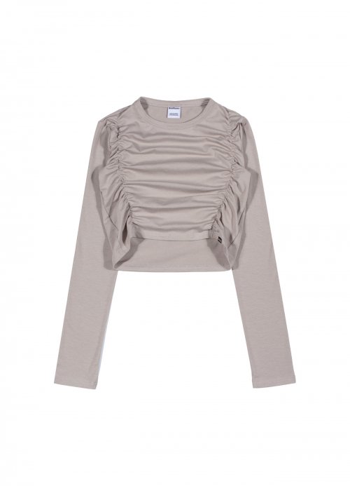ANOTHER A - Shirring Crop Top (3 colors)
