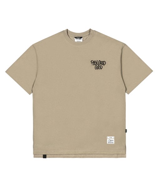 23 SMILE OVERSIZED T-SHIRTS BEIGE