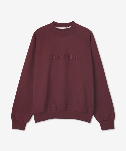 Свитшот с вышитым большим лого Bordeaux MRTWXJER027COT029T008