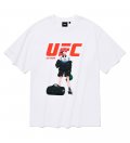 UFC X 나무13 그래픽 릴렉스핏 반팔 티셔츠Ⅰ 화이트 U2SSU2334WH