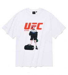 UFC X 나무13 그래픽 릴렉스핏 반팔 티셔츠Ⅰ 화이트 U2SSU2334WH