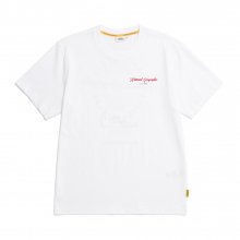 N232UTS990 옐로우스톤 슬로건 아트웍 반팔 티셔츠 WHITE