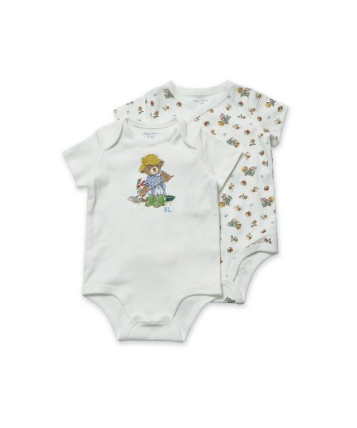 폴로 랄프 로렌 칠드런(POLO RALPH LAUREN CHILDREN) 베이비 남아 2PCS 바디수트 세트 - 화이트 - 사이즈 & 후기 | 무신사