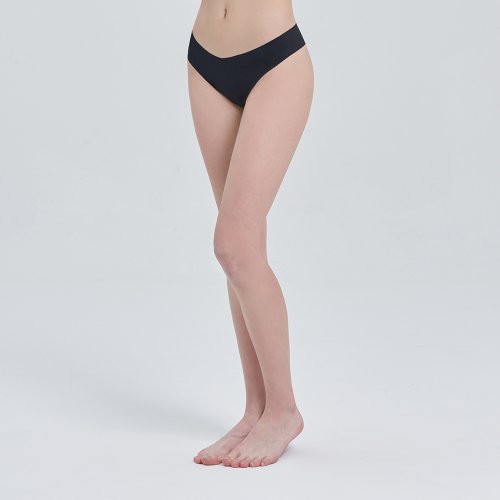 SKULLPIG - [SWU23052-01] Soft Airy Thong Black