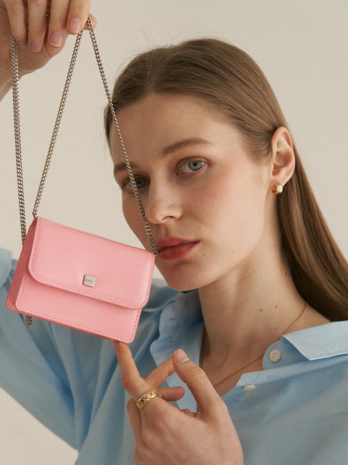 드메리엘(DEMERIEL) Volume Wallet Bag_Candy Pink - 98,000 | 무신사 스토어