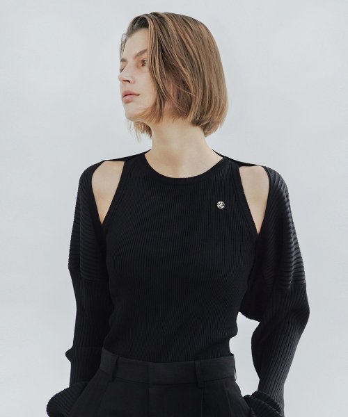 Комплект из болеро и трикотажа / Black