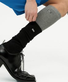 ESC knee socks(black/white/grey)