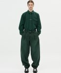 이에스씨 스튜디오(ESC STUDIO) color washing denim pocket pants(green)