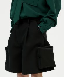 multi pocket shorts(black)