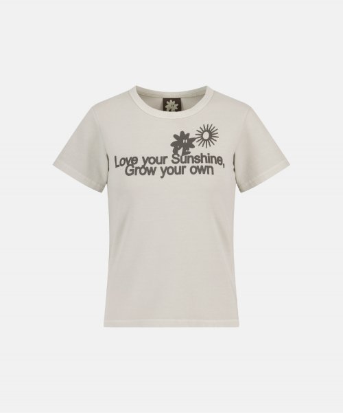 【SUNLOVE】 W Love Your Sunshine Tee /追跡付 SUNLOVE W Love Your Sunshine Tee - Yellow | 하이츠스토어