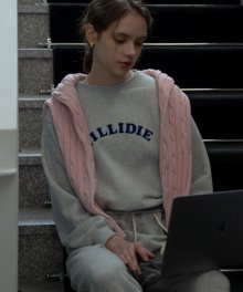 Tillidie soft sweatshirt_Light gray