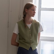 Basil button-up vest