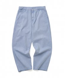 DYED RIDER PANTS (BLUE)