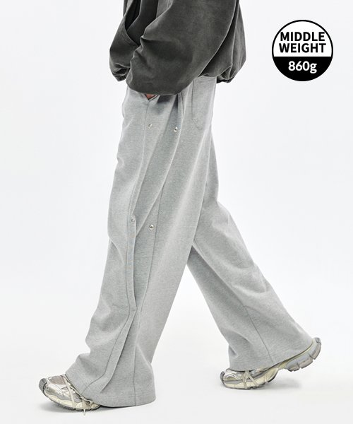 Grey sweatpants with string new arrivals