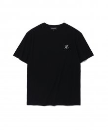 Signature organic basic T-shirt - BLACK