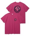 로고&스마일리 티셔츠_핑크(IK2DMMT500A)