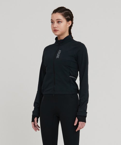 WOMENS PACER TRACK JACKET_DEEP CHARCOAL