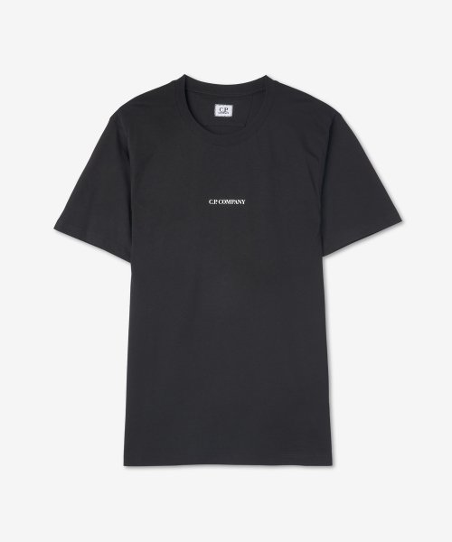 30/1 컴팩트 로고 반소매 티셔츠 - 블랙 / 14CMTS048A006011W999