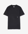 남성 24/1 포켓 반소매 티셔츠 - 블랙 / 14CMTS182A005431G999