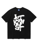 이스트쿤스트(ISTKUNST) 그래피티 로고 티셔츠_블랙(IK2DMMT511A)