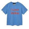 I Love Vodka T-shirt (NEW CROP VER.) (Blue)