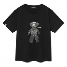Remake Teddy T-shirt (CROP VER.) (Black)