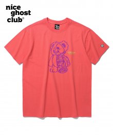 NGC 피규어 베어 티셔츠_핑크(NG2DMUT507A)