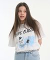 HYPE CLASSIC MEW 루즈핏 반소매 티셔츠 블루