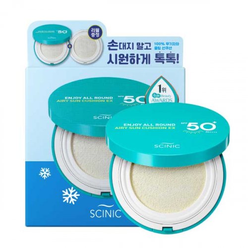 싸이닉(SCINIC) 엔조이 올라운드 에어리 썬쿠션 기획세트(본품+리필) - 14,500 | 무신사 스토어