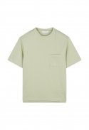 리버클래시(LIBERCLASSY) [23SS] LJS41194 라임그린 세미오버핏 사이드슬릿 반팔 티셔츠