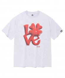 VSW 3D Love T-Shirts Light Gray