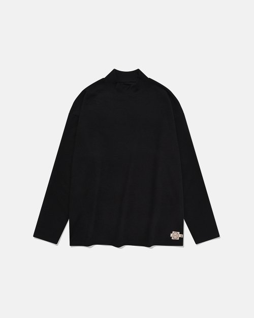 카락터(KARACTOR) Layer mock neck / Black - 사이즈 & 후기 | 무신사