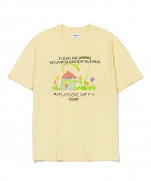 플라워 하우스 티셔츠_레몬