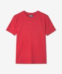 디젤(DIESEL) 여성 T 레그 마이크로DIV 반소매 티셔츠 - 레드 / A064160HFAX44Q