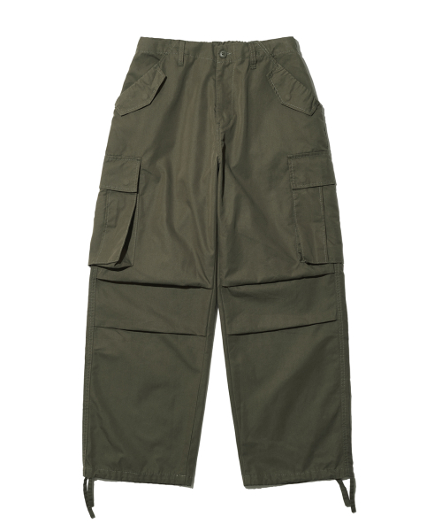 PLEATED cargo брюки / OLIVE